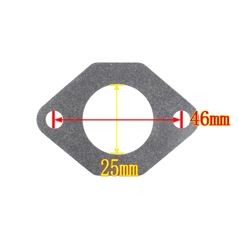 QAZAKY Pack-of-6 Carburetor Base Gasket Compatible with Kawasaki FE290 FE350 Engine Golf Cart Gas Club Car DS Precedent Turf Carryall Industrial Carts Carb 1016438 1016439 1016440 1016441 - Image 3